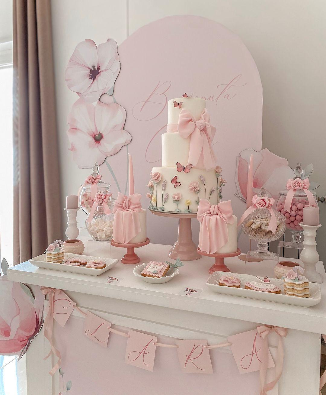Pink bow