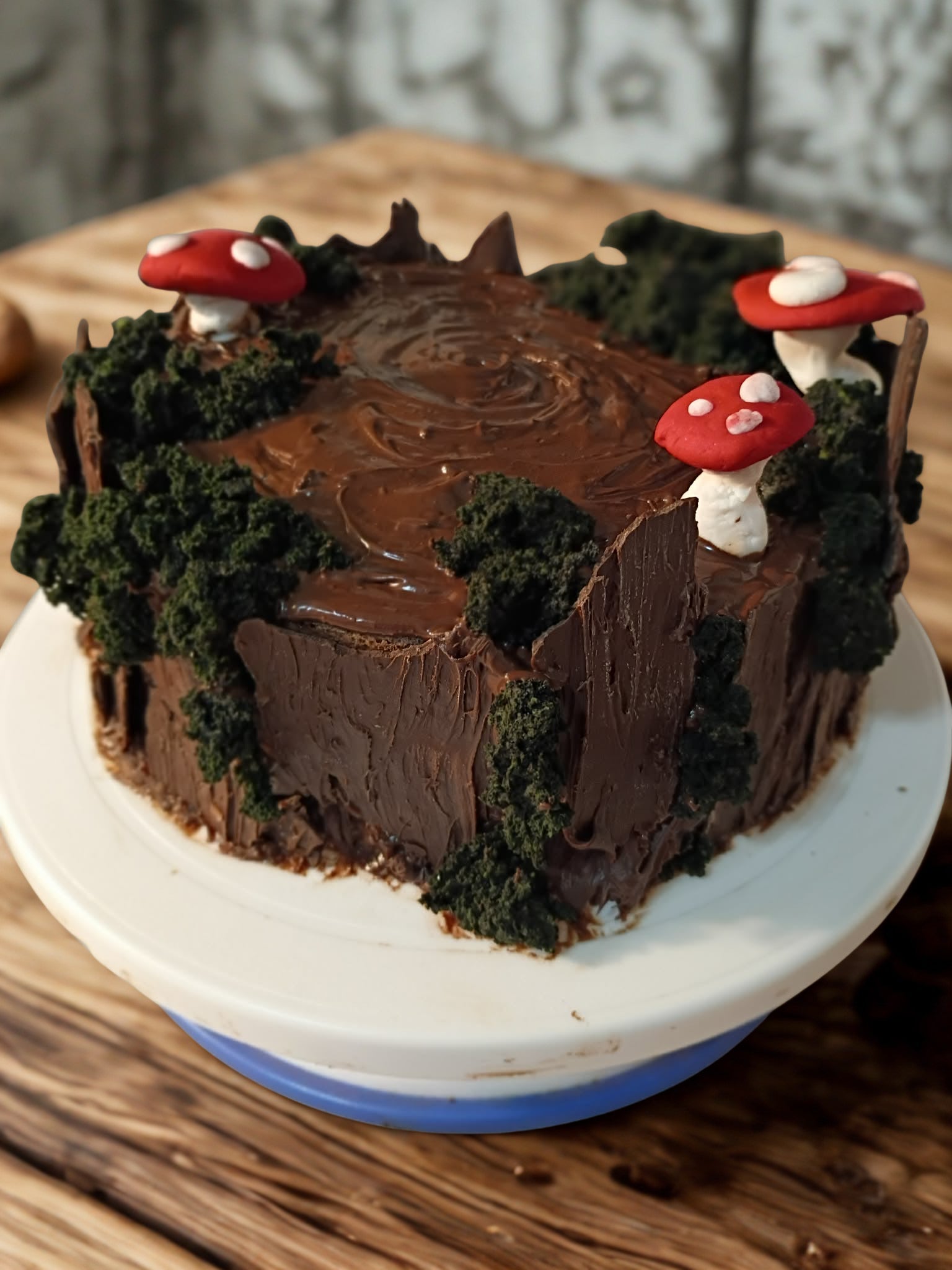 Whimsical Forest Cake