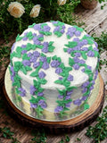 Lavender flower cake