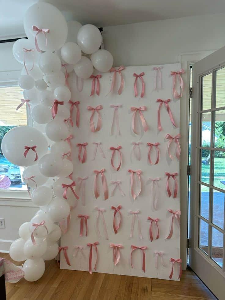 Pink bow